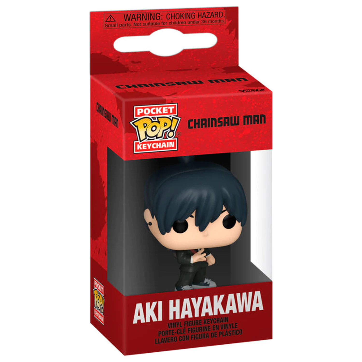 Kieszonkowy Funko POP Brelok Chainsaw Man Aki Hayakawa zdjęcie produktu