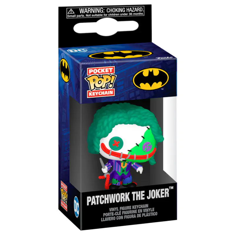 Brelok Pocket Funko POP Keychain DC Comics Patchwork Joker zdjęcie produktu