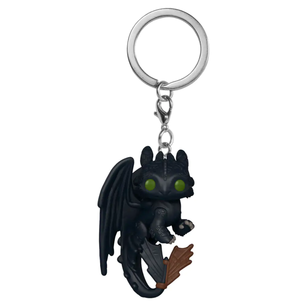 Brelok Pocket Funko POP Deluxe Jak wytresować smoka Toothless zdjęcie produktu