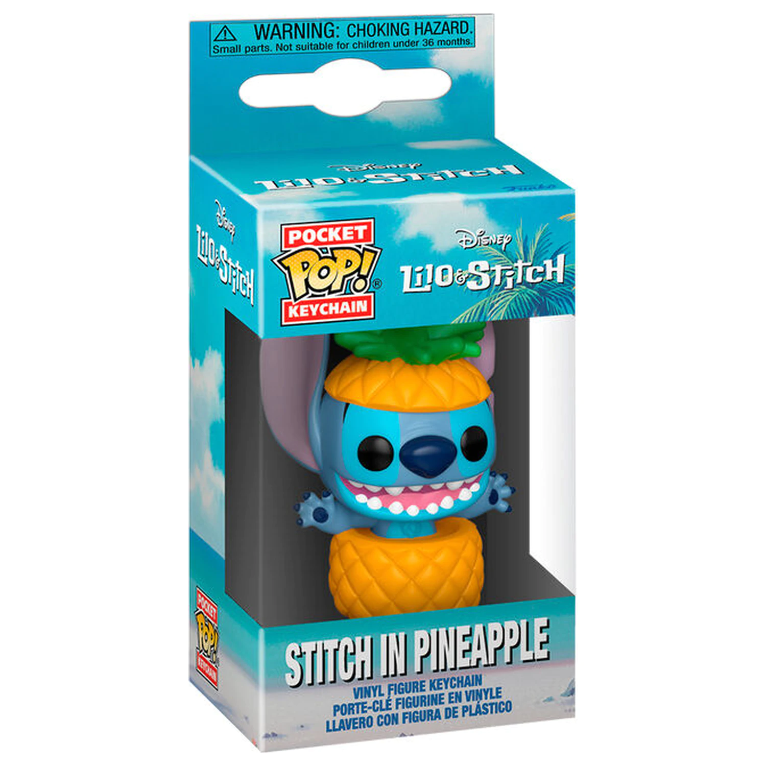 Kieszonkowy Funko POP Brelok Disney Lilo & Stitch - Stitch w Ananasie zdjęcie produktu
