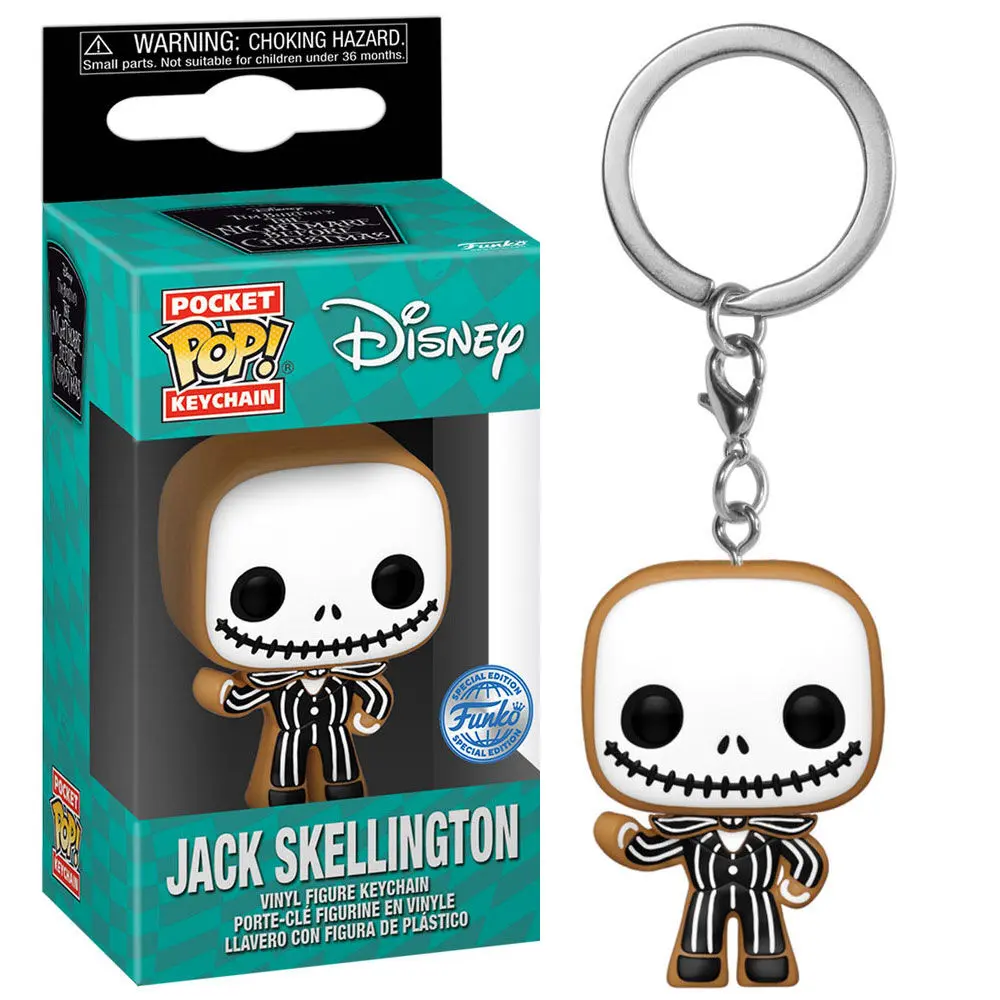 Brelok Pocket POP Disney Miasteczko Halloween Jack Skellington Gingerbread Exclusive zdjęcie produktu