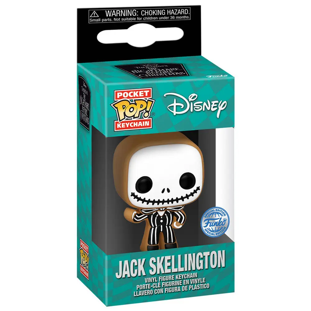 Brelok Pocket POP Disney Miasteczko Halloween Jack Skellington Gingerbread Exclusive zdjęcie produktu