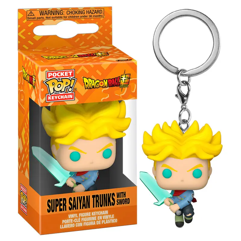 Pocket POP Keychain Dragon Ball Super Saiyan Trunks z Mieczem zdjęcie produktu