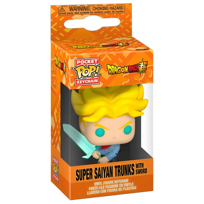 Pocket POP Keychain Dragon Ball Super Saiyan Trunks z Mieczem zdjęcie produktu