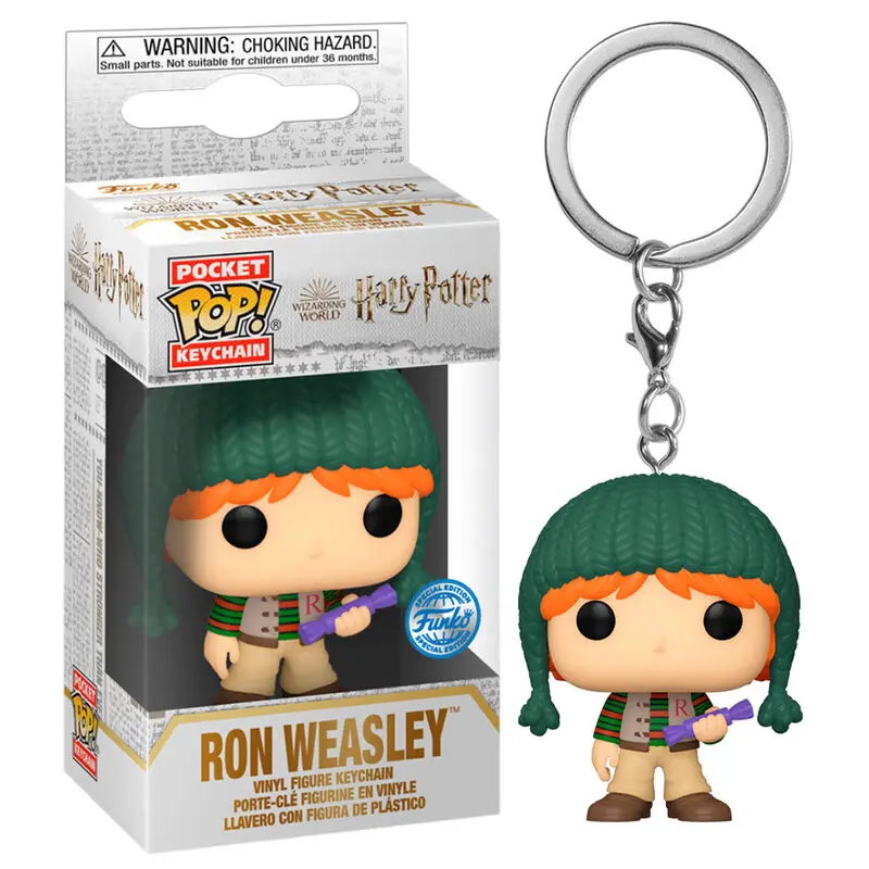 Brelok Pocket POP Harry Potter Holiday Ron Exclusive zdjęcie produktu