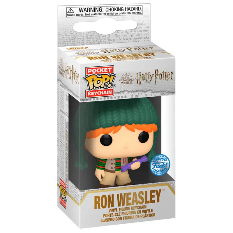 Brelok Pocket POP Harry Potter Holiday Ron Exclusive zdjęcie produktu