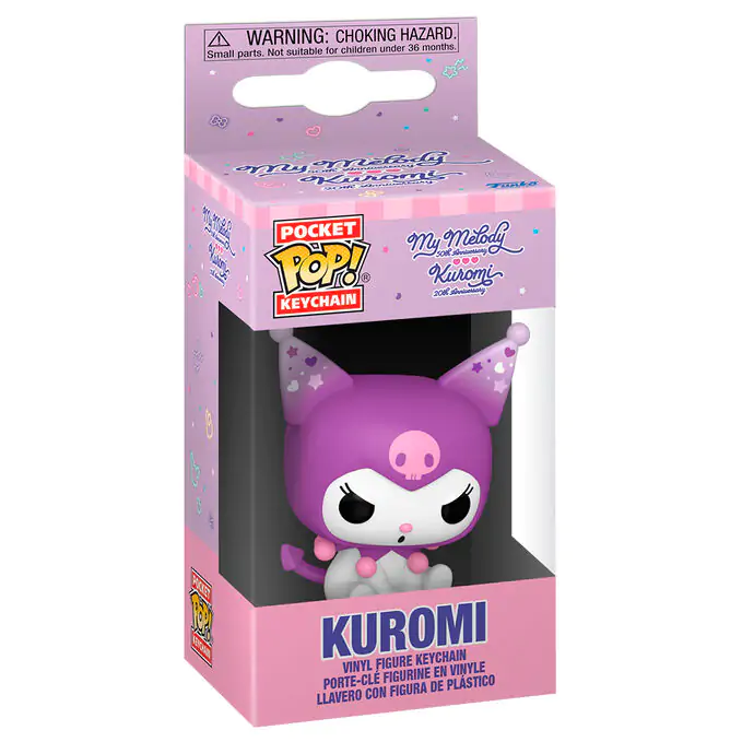 Kieszonkowy Funko POP Brelok Hello Kitty 20. Rocznica Kuromi Grumpy zdjęcie produktu