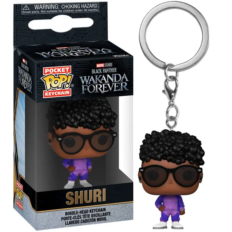 Brelok Pocket POP Keychain Marvel Czarna Pantera Wakanda w Moich Myślach Shuri zdjęcie produktu