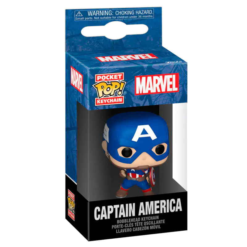 Brelok Pocket Funko POP Marvel Kapitan Ameryka Classics zdjęcie produktu