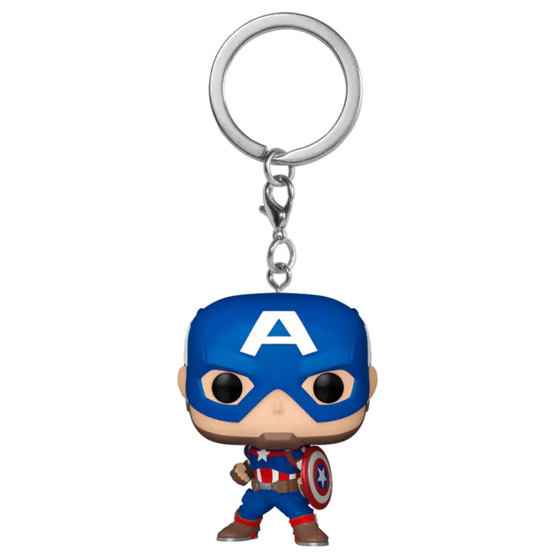 Brelok Pocket Funko POP Marvel Kapitan Ameryka Classics zdjęcie produktu