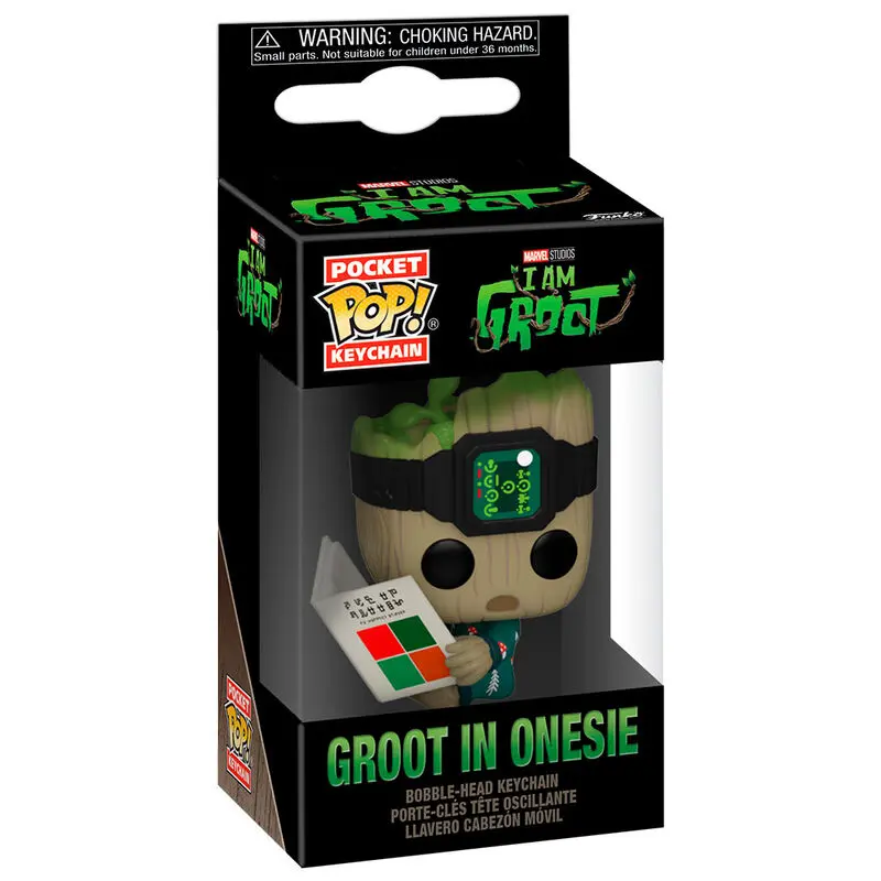 Brelok Pocket POP Keychain Marvel I am Groot - Groot w Onesie zdjęcie produktu