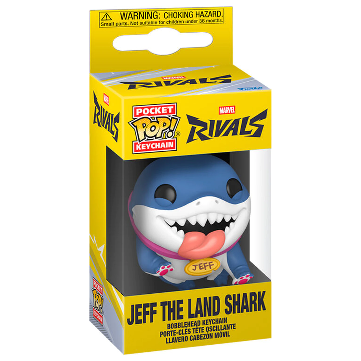 Kieszonkowy Funko POP breloczek Marvel Rivals Jeff the Land Shark zdjęcie produktu