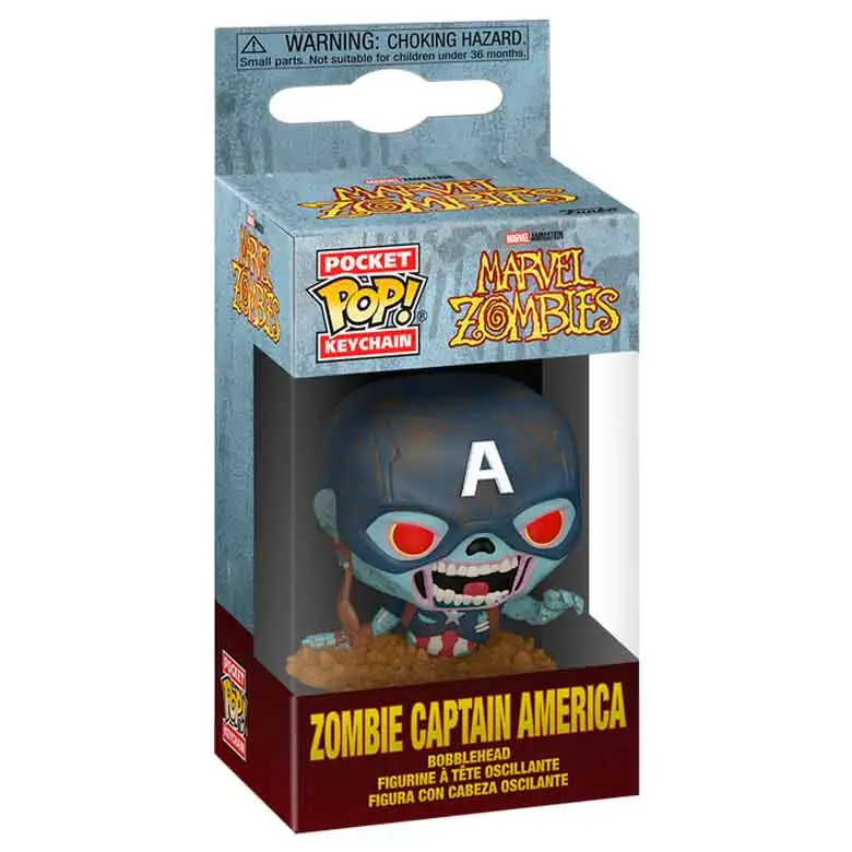 Pocket Funko POP Brelok Marvel Zombies Zombie Captain America zdjęcie produktu