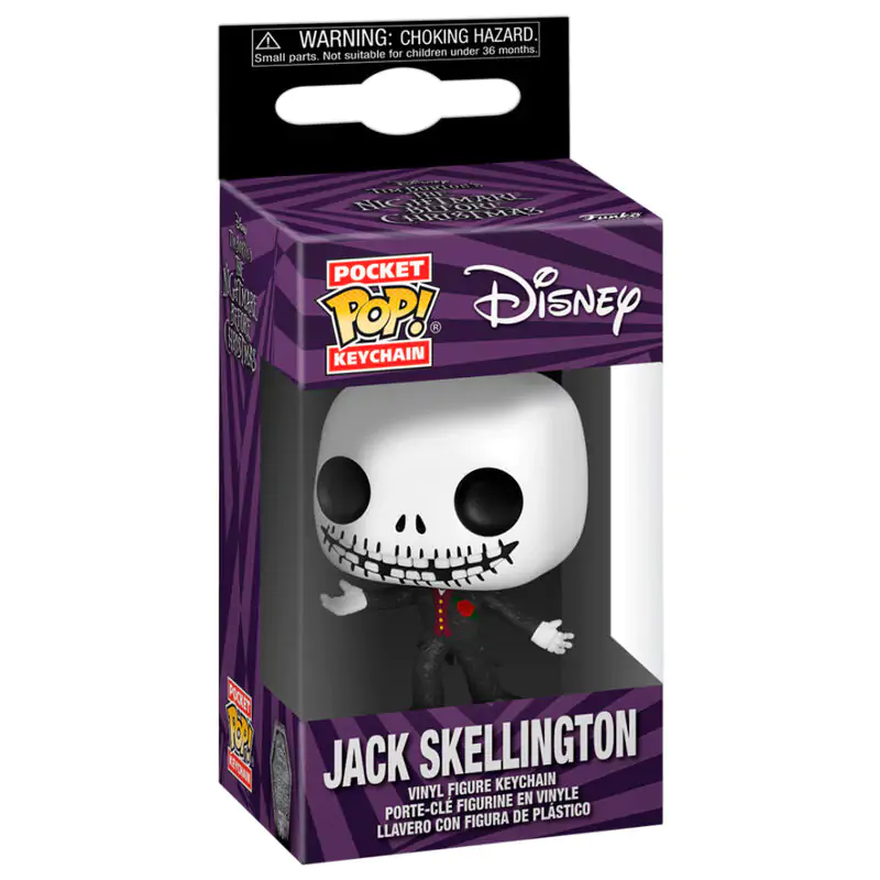 Brelok Pocket POP Nightmare Before Christmas 30th Anniversary Jack Skellington zdjęcie produktu