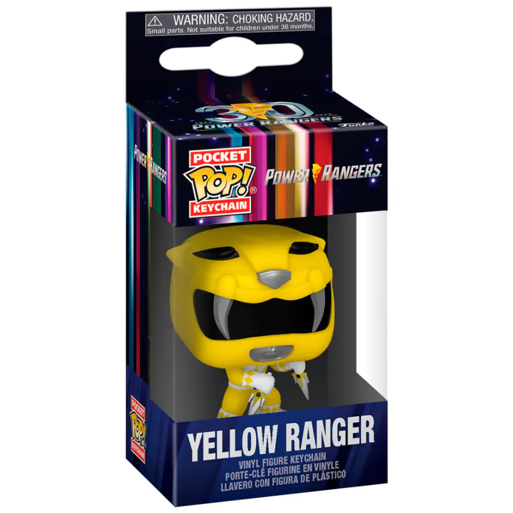 Brelok Pocket POP Power Rangers 30th Anniversary Yellow Ranger zdjęcie produktu