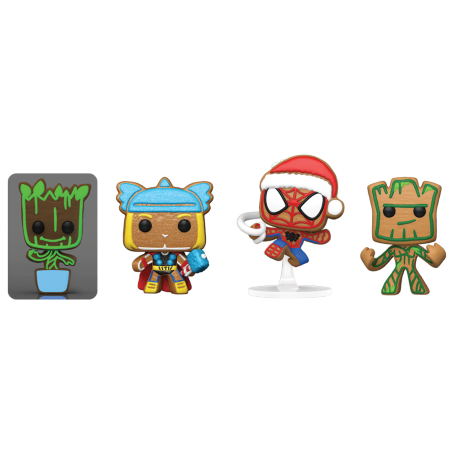 Funko Pocket POP pakiet 4 figurek Marvel Tree Holiday Exclusive zdjęcie produktu