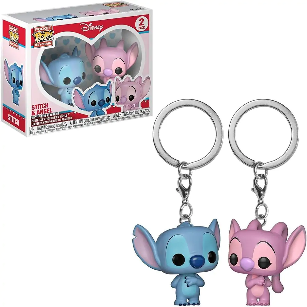 Pocket POP! pack 2 breloczki Disney Stitch & Angel zdjęcie produktu