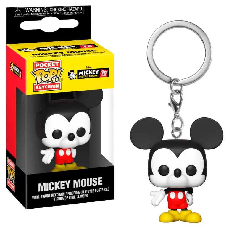 Mickey Maus 90th Anniversary Pocket POP! Brelok Vinyl Mickey Mouse 4 cm zdjęcie produktu