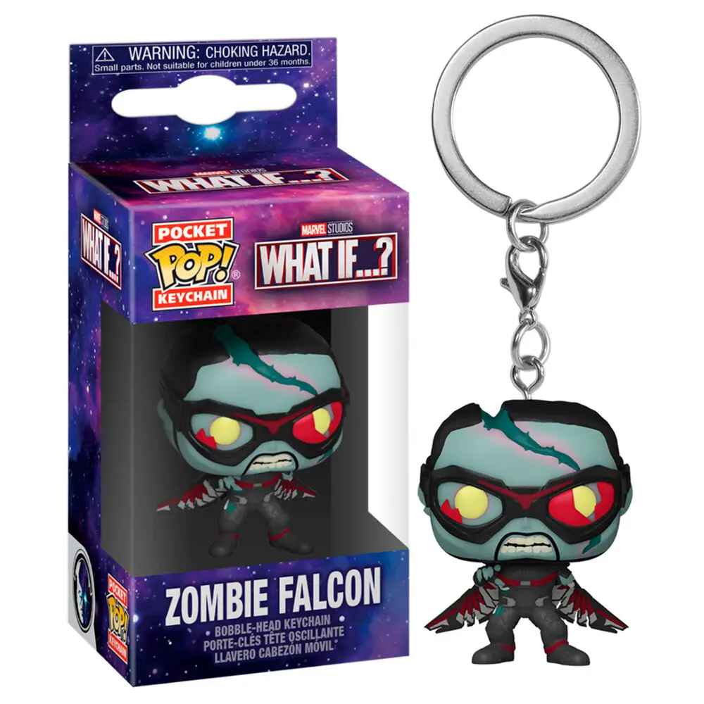 Marvel What If...? Pocket POP! Breloki winylowe 4 cm Zombie Falcon Display (12) zdjęcie produktu