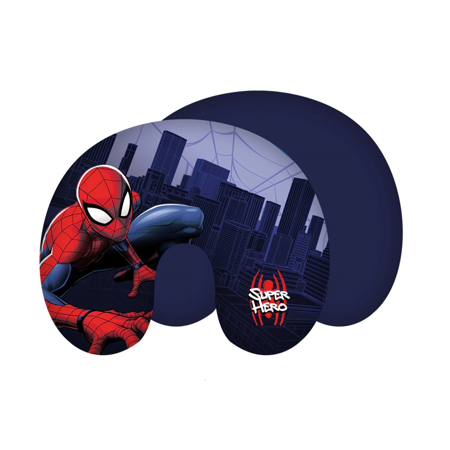 Spider-Man City Blue poduszka podróżna, poduszka na szyję zdjęcie produktu