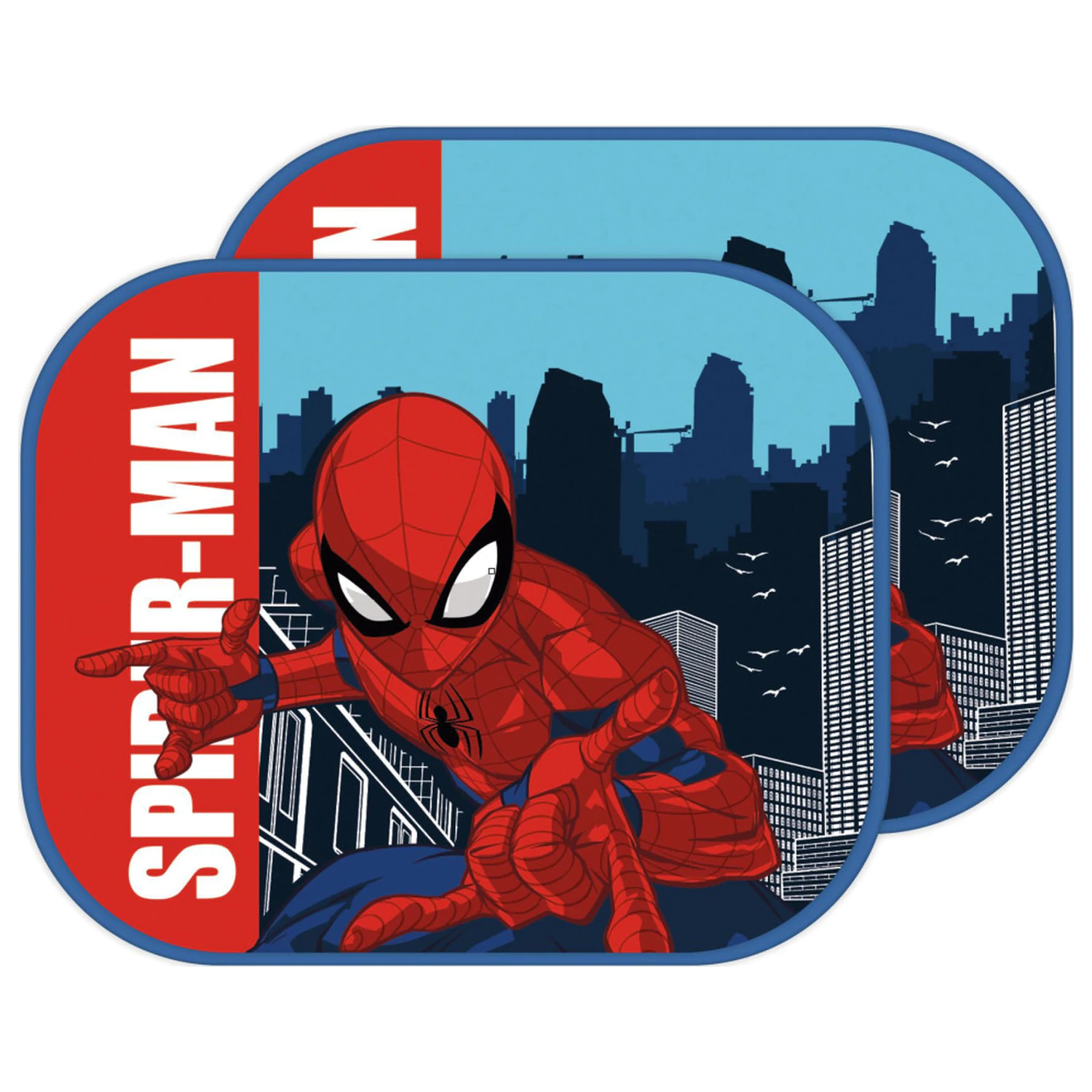 Spider-Man City Osłona przeciwsłoneczna na szybę 2-częściowa zdjęcie produktu