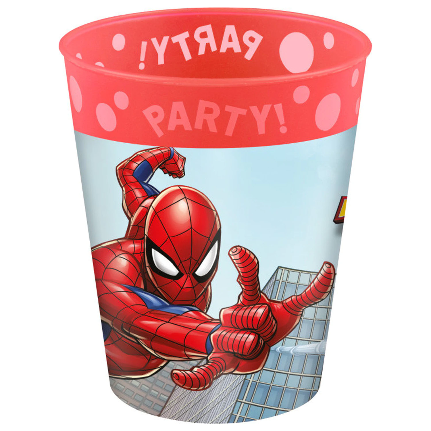 Spider-Man Crime Fighter micro premium plastikowy zestaw 4 kubków, 250 ml zdjęcie produktu