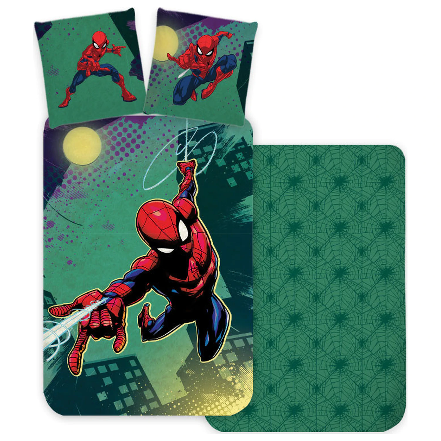 Spider-Man Szmaragdowa Poszewka na Kołdrę zdjęcie produktu
