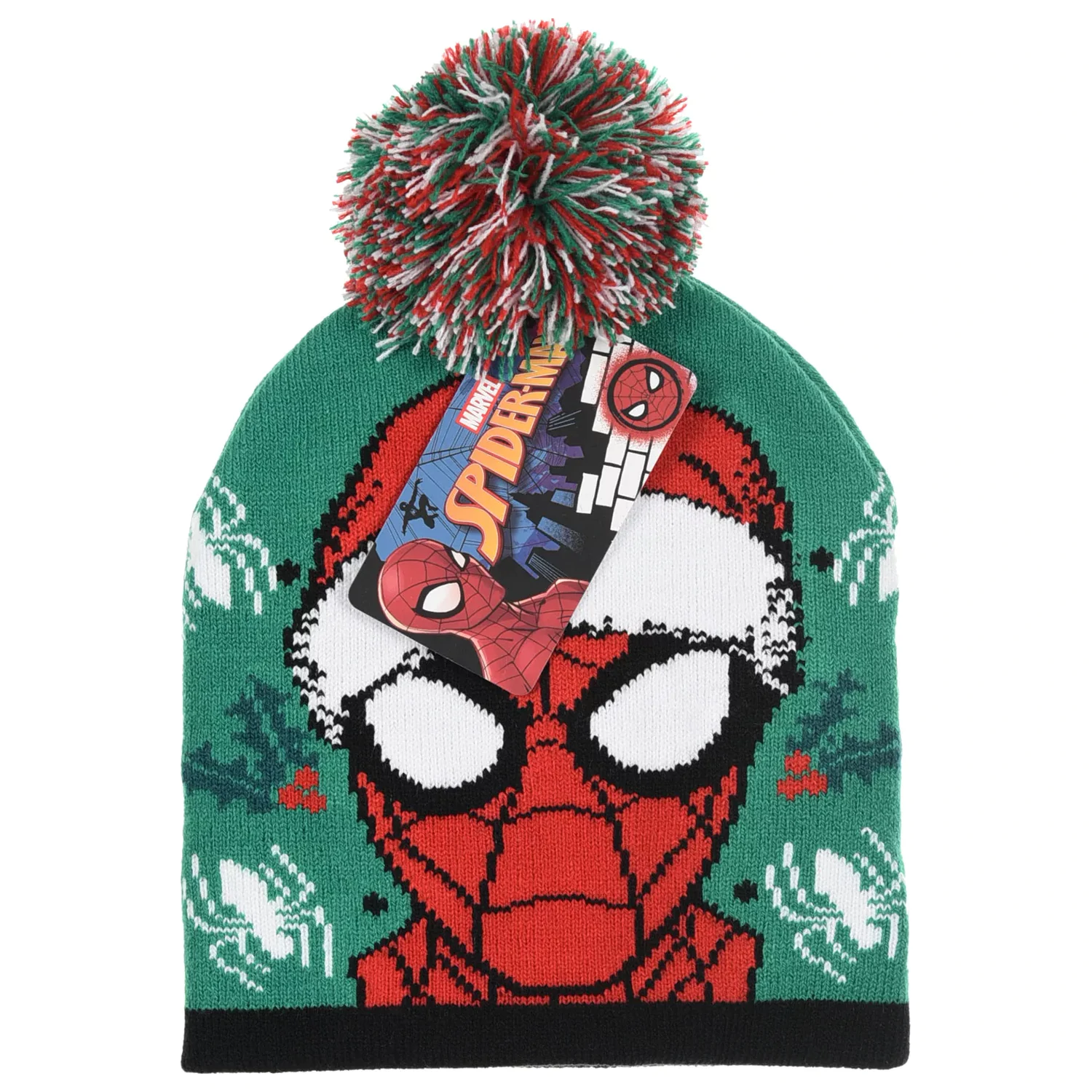 Spider-Man Zielona Czapka Zimowa Dziecięca Christmas Beanie 52 cm zdjęcie produktu