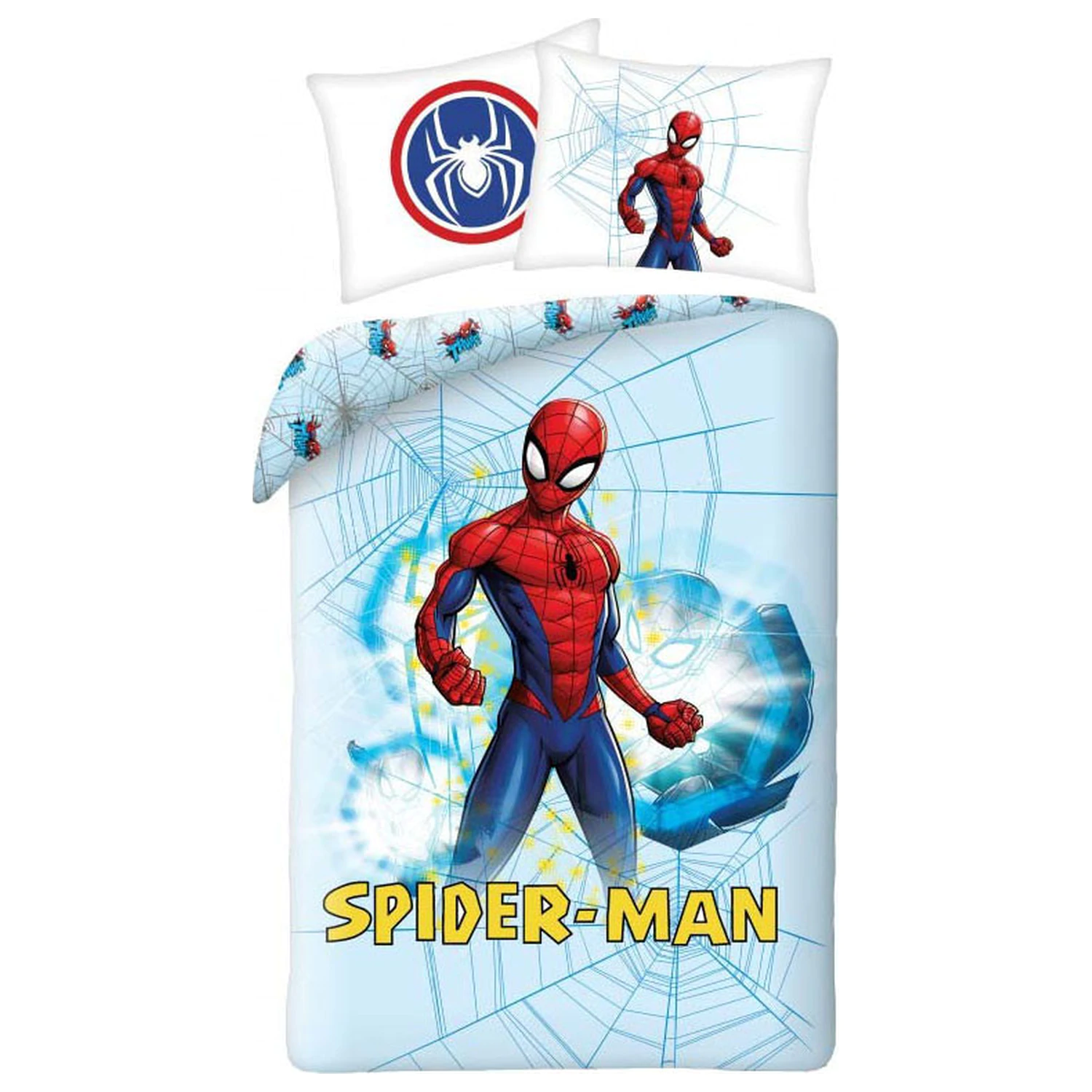Spider-Man jasnoniebieska poszewka na kołdrę zdjęcie produktu