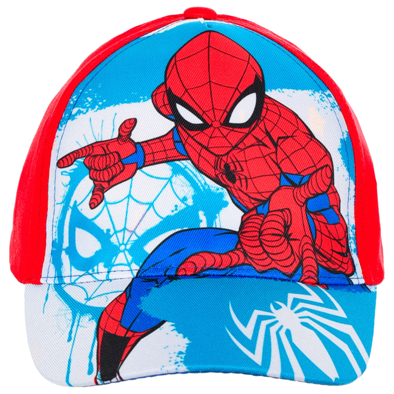 Czerwona czapka baseballowa dla dzieci Spider-Man z malunkiem, 52 cm zdjęcie produktu