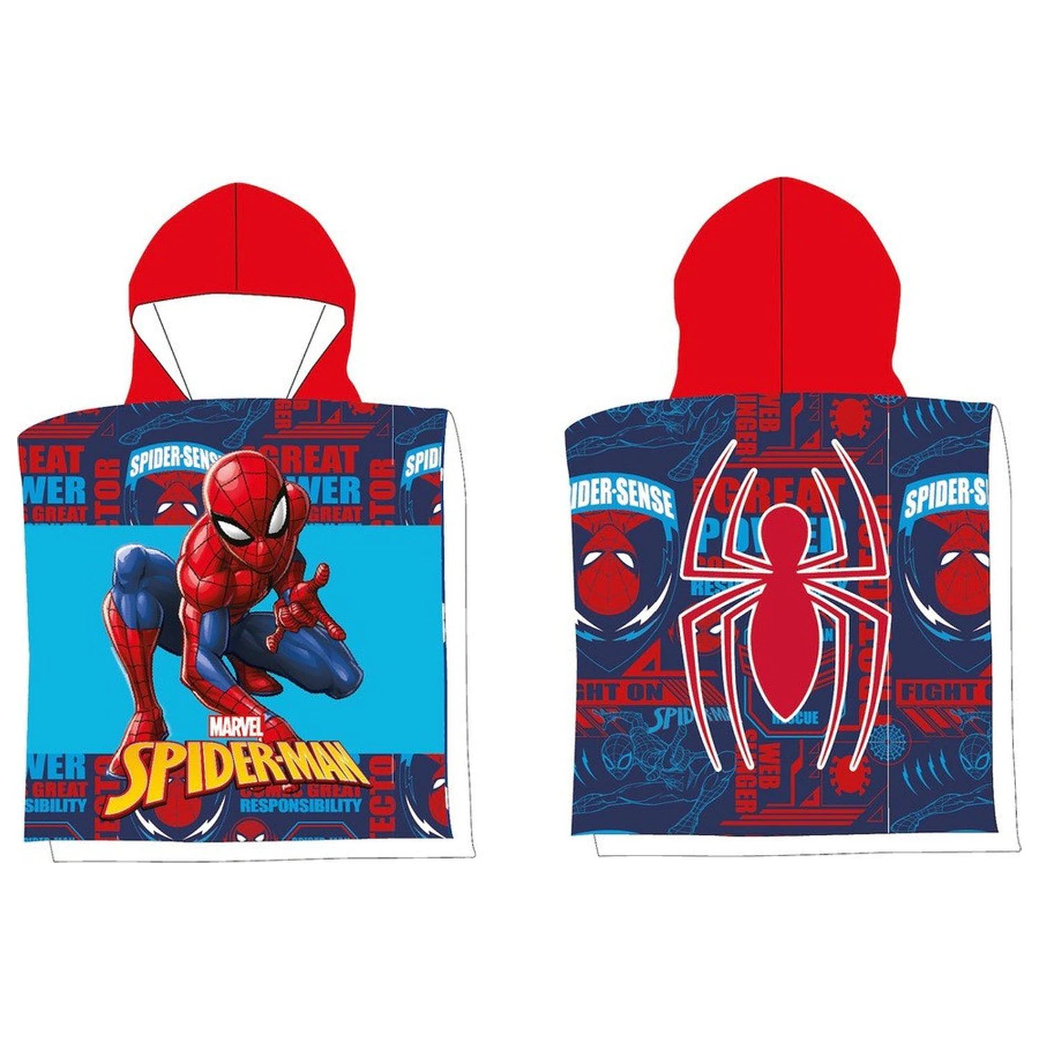 Spider-Man Spider-Sense Poncho Ręcznik Plażowy 50x100 cm zdjęcie produktu