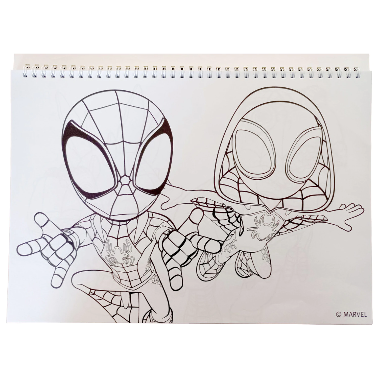 Spider-Man Spidey Dino-Webs A4 Spiralny szkicownik, 40 kartek, z naklejkami zdjęcie produktu