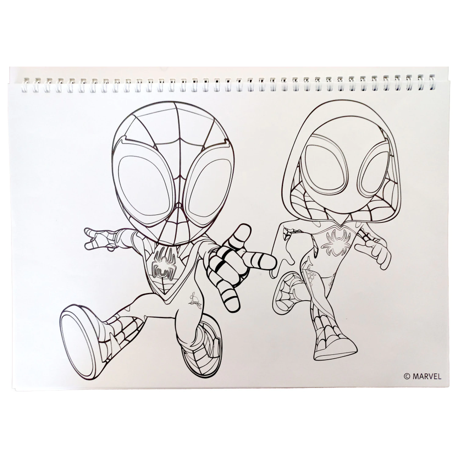 Spider-Man Spidey Dino-Webs A4 Spiralny szkicownik, 40 kartek, z naklejkami zdjęcie produktu