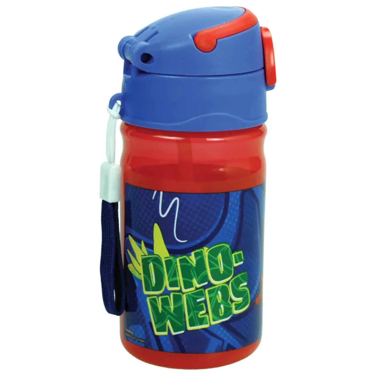 Spider-Man Spidey Dino Webs plastikowa butelka ze słomką z wieszakiem 350 ml zdjęcie produktu