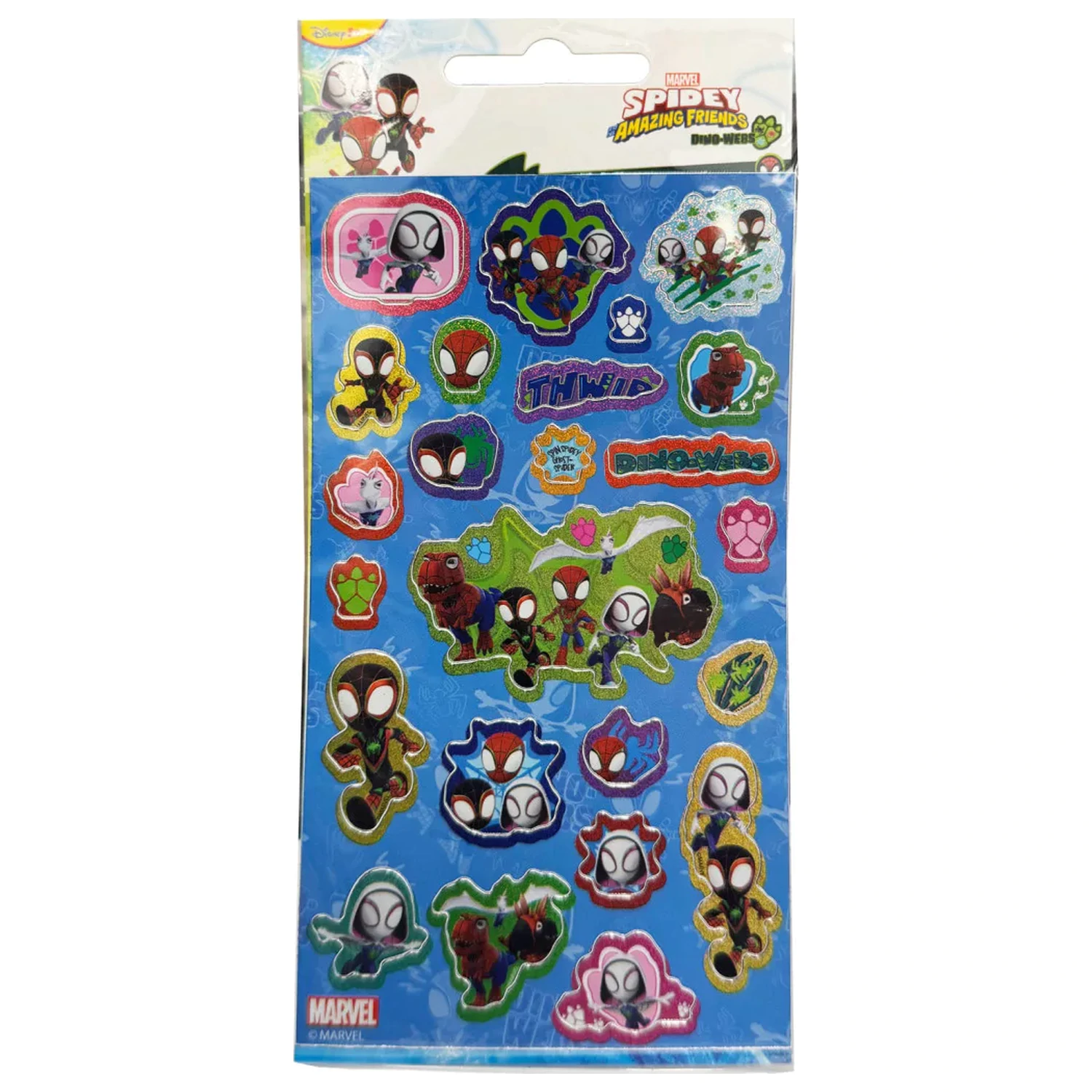 Spider-Man Spidey Dino Worlds Holograficzny Zestaw Naklejek zdjęcie produktu