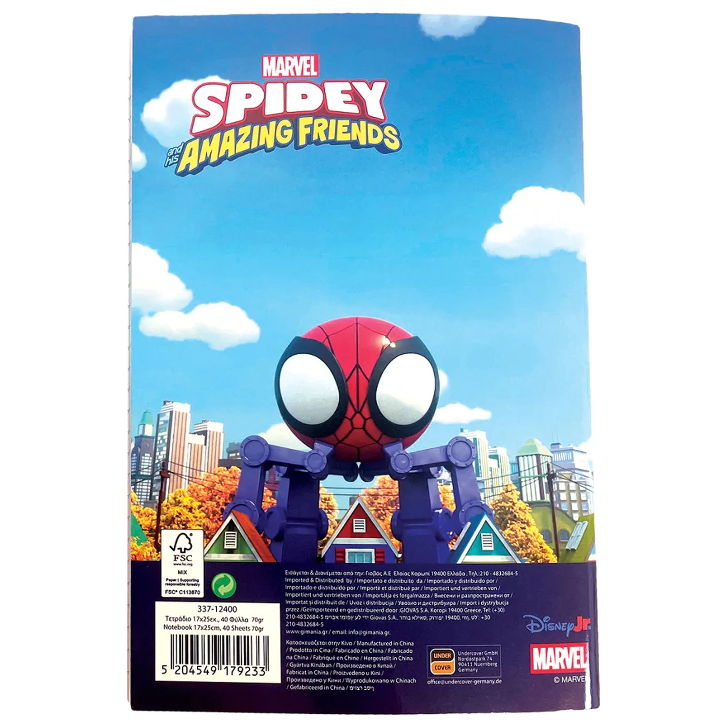 Spider-Man Spidey Friends B/5 Liniowany Notatnik 40 kartek zdjęcie produktu