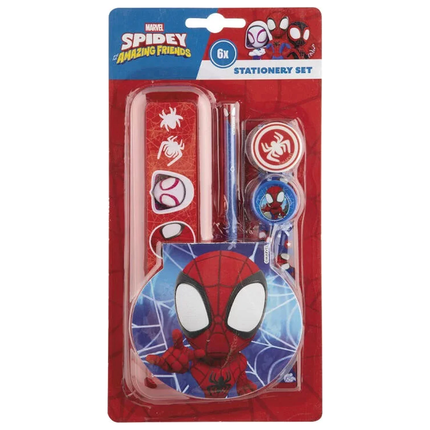 Spider-Man Spidey Friends zestaw artykułów papierniczych 6-częściowy zdjęcie produktu