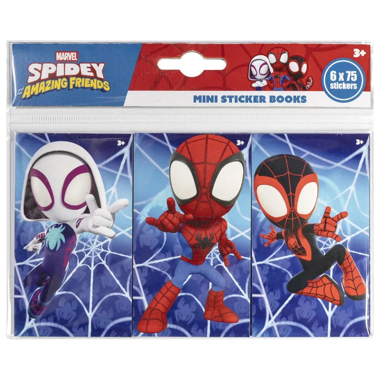 Spider-Man Spidey Friends mini zestaw naklejek 6 szt. zdjęcie produktu