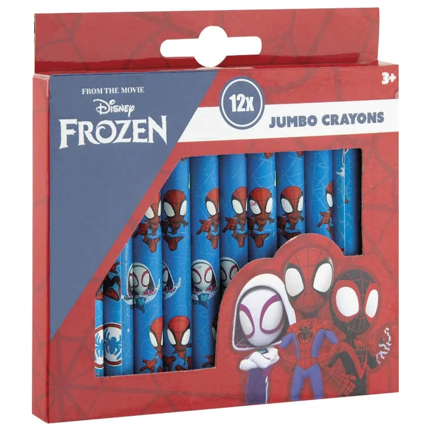 Spider-Man Spidey Friends Crayons 12 sztuk zdjęcie produktu