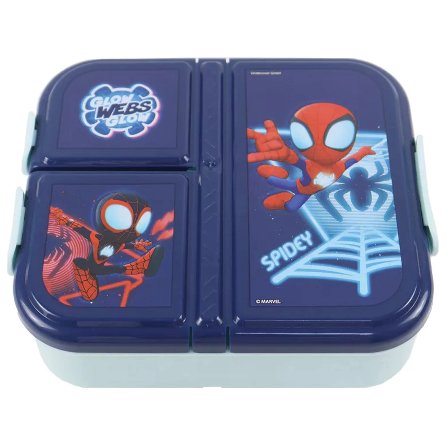 Spider-Man Spidey Glow wielokomorowy Lunch Box, Sandwich Box zdjęcie produktu