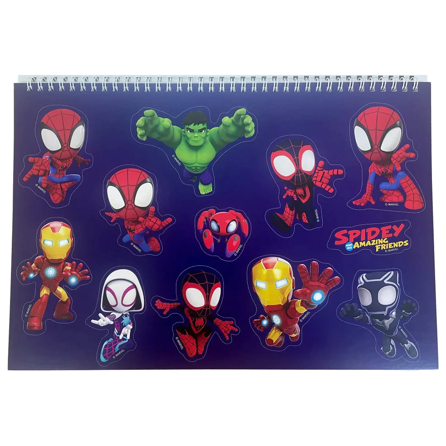 Spider-Man Spidey Web A/4 Spiralny Szkicownik 40 Arkuszy z Naklejkami zdjęcie produktu