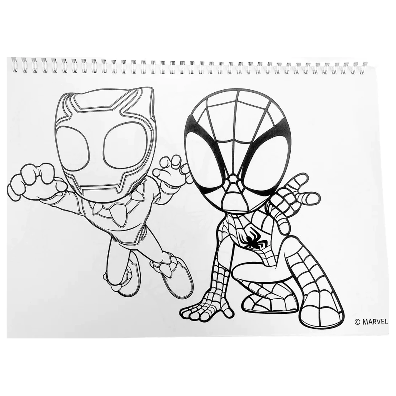Spider-Man Spidey Web A/4 Spiralny Szkicownik 40 Arkuszy z Naklejkami zdjęcie produktu