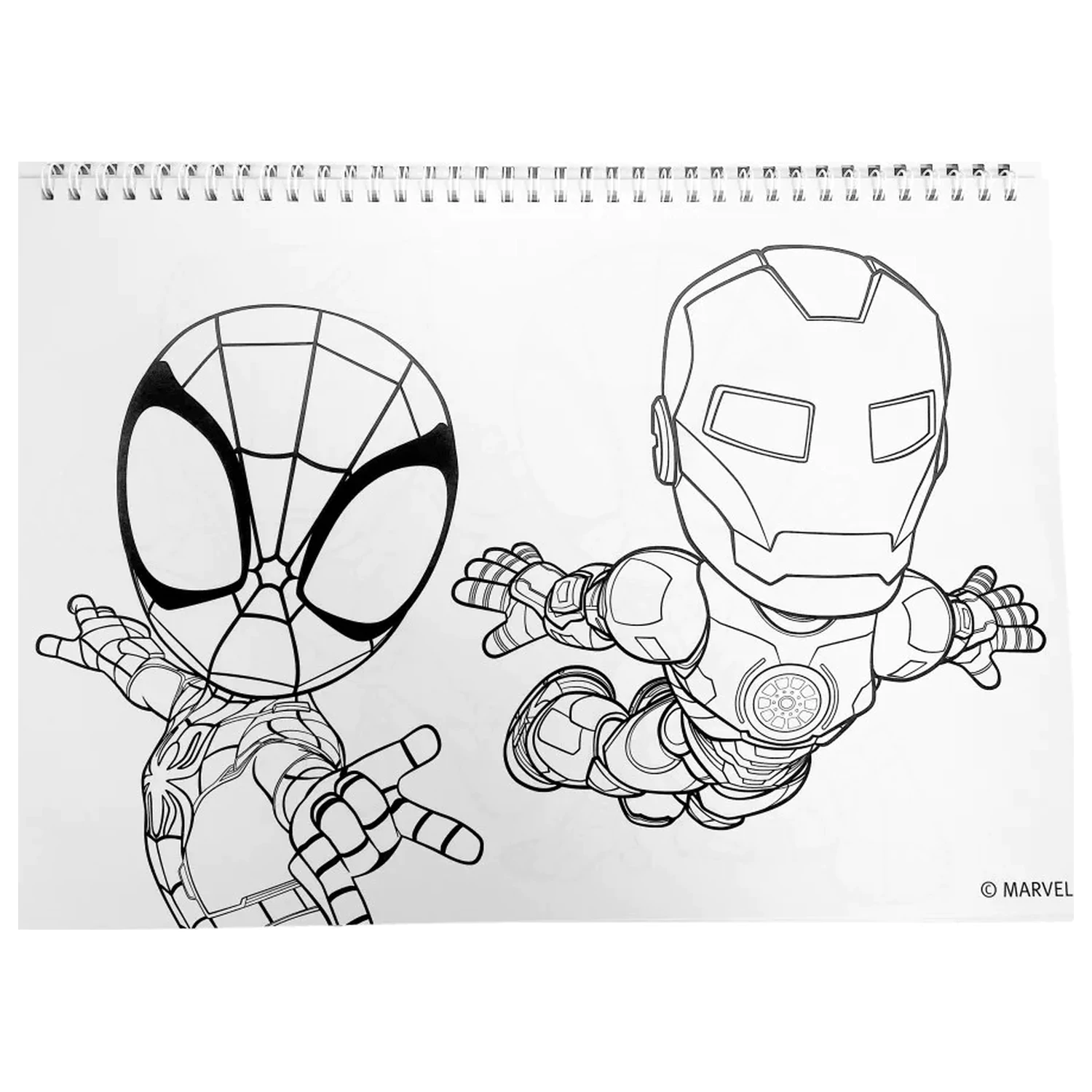 Spider-Man Spidey Web A/4 Spiralny Szkicownik 40 Arkuszy z Naklejkami zdjęcie produktu