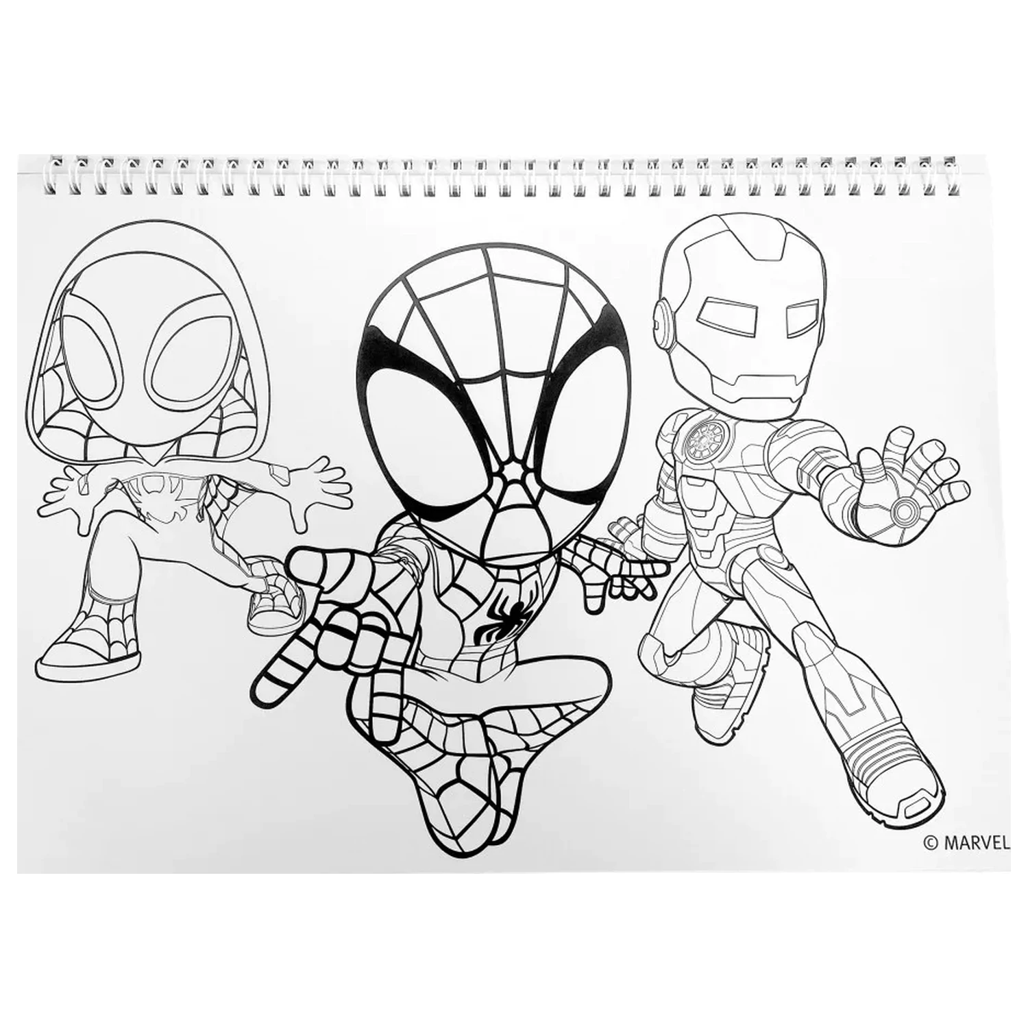 Spider-Man Spidey Web A/4 Spiralny Szkicownik 40 Arkuszy z Naklejkami zdjęcie produktu