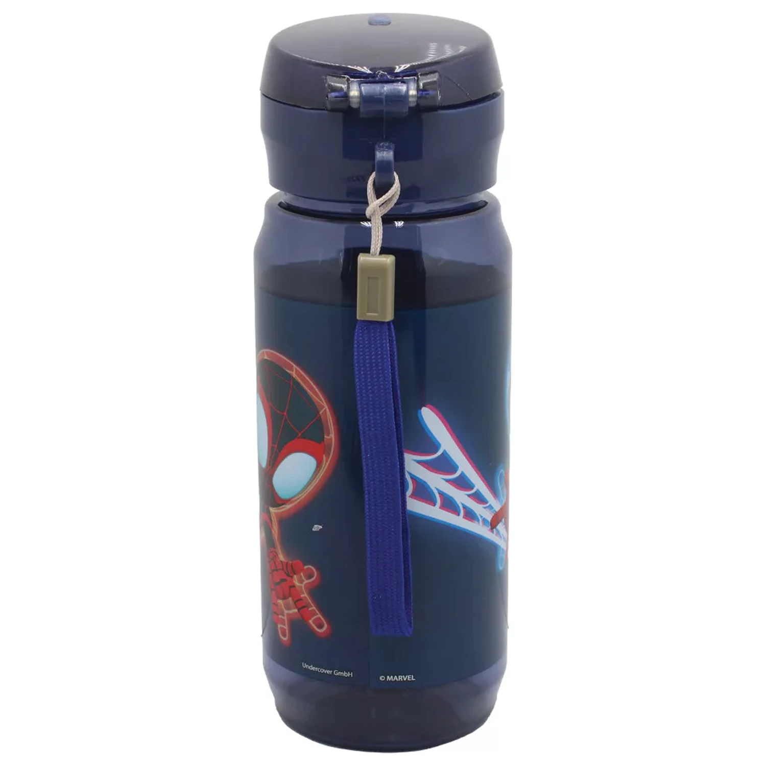 Spider-Man Spidey Web Plastikowa Butelka na wodę z wieszakiem 600 ml zdjęcie produktu