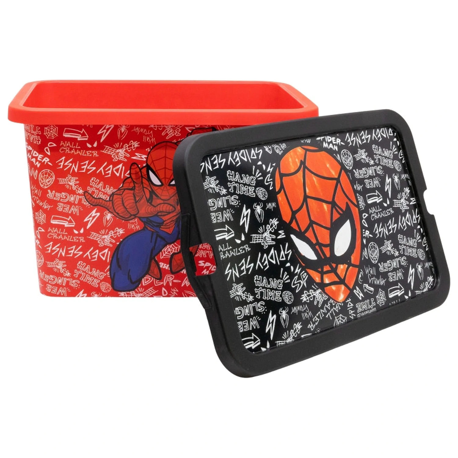 Pojemnik do przechowywania z tworzywa sztucznego Spider-Man Urban Web 7 L zdjęcie produktu