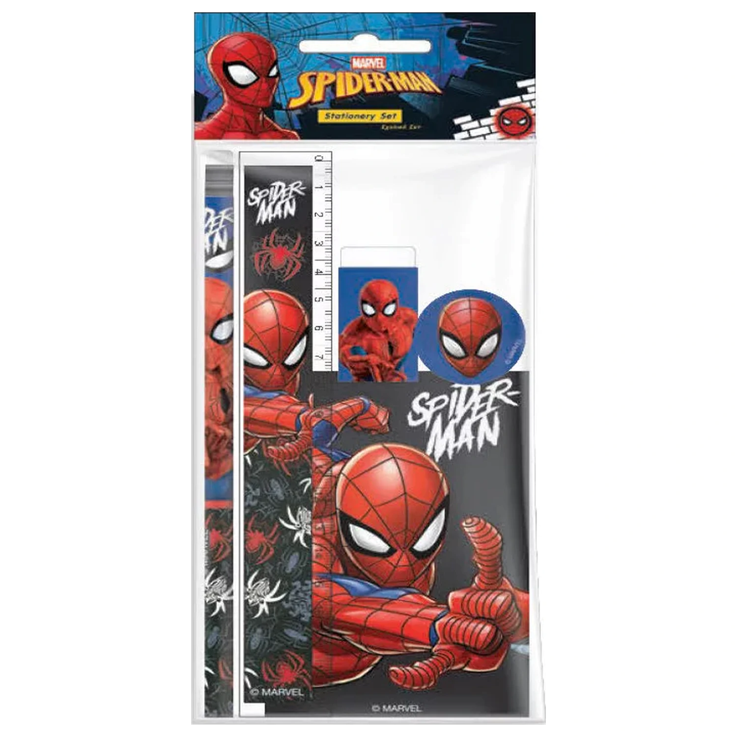 Spider-Man Web Head Zestaw papierniczy 5 szt. zdjęcie produktu