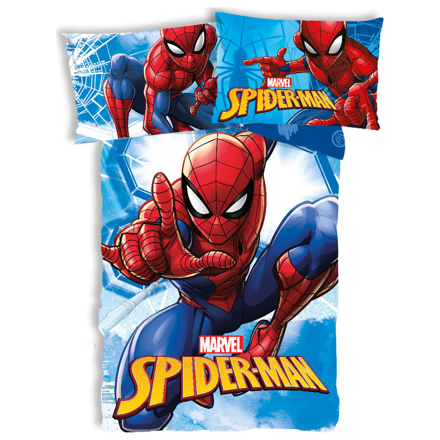 Spider-Man Webmaze Poszewka na kołdrę dla malucha/przedszkolaka zdjęcie produktu