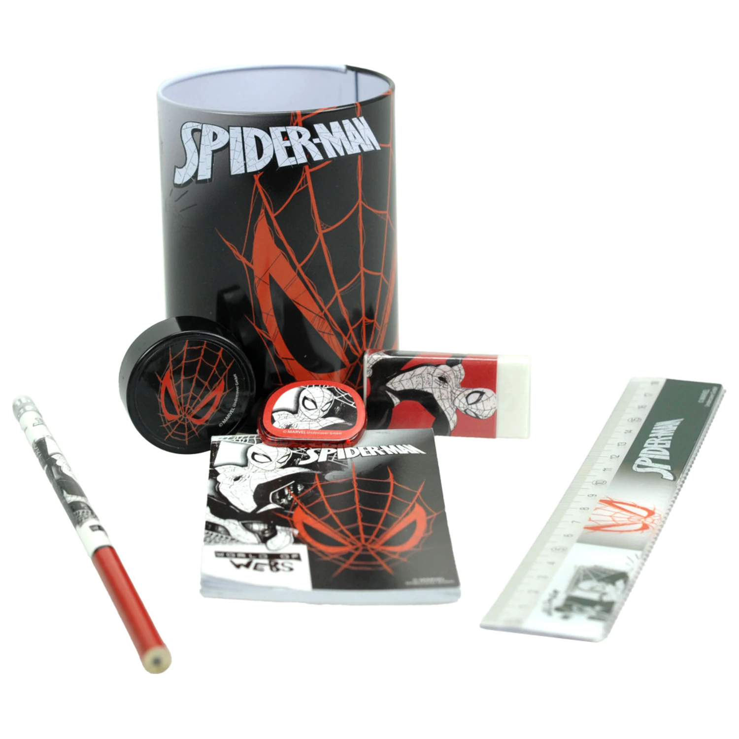 Spider-Man World of Webs Zestaw papeterii 7-częściowy zdjęcie produktu