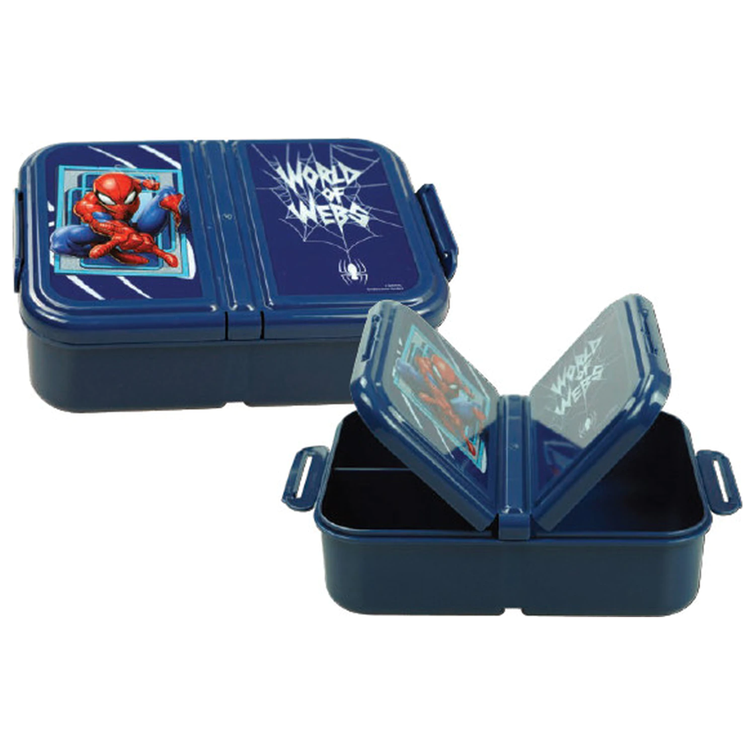 Spider-Man World Multi-Compartment pudełko na lunch, pojemnik na kanapki zdjęcie produktu